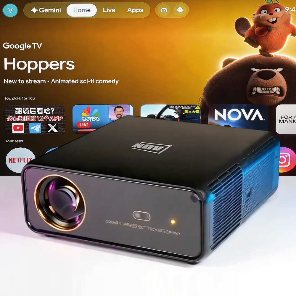 Home Cinema Night - Проектор AUN U001 Pro Android 4K
