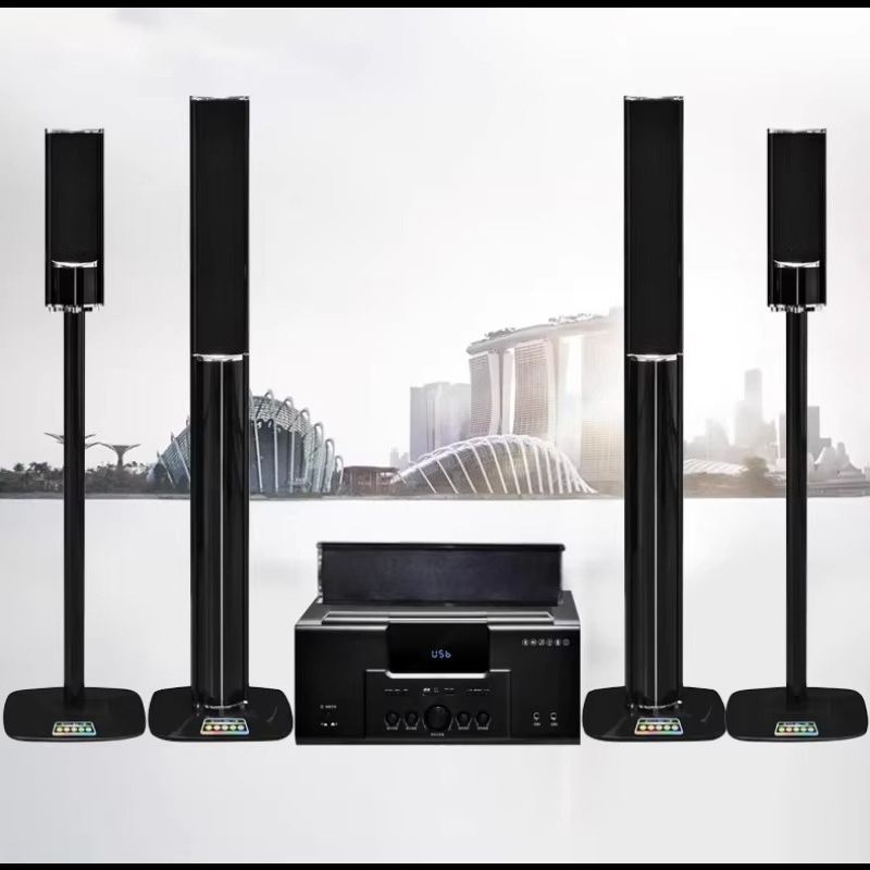 Home Cinema Speaker System - Домашняя KTV-система кинотеатра 5.1: аудиоусилитель, колонки,