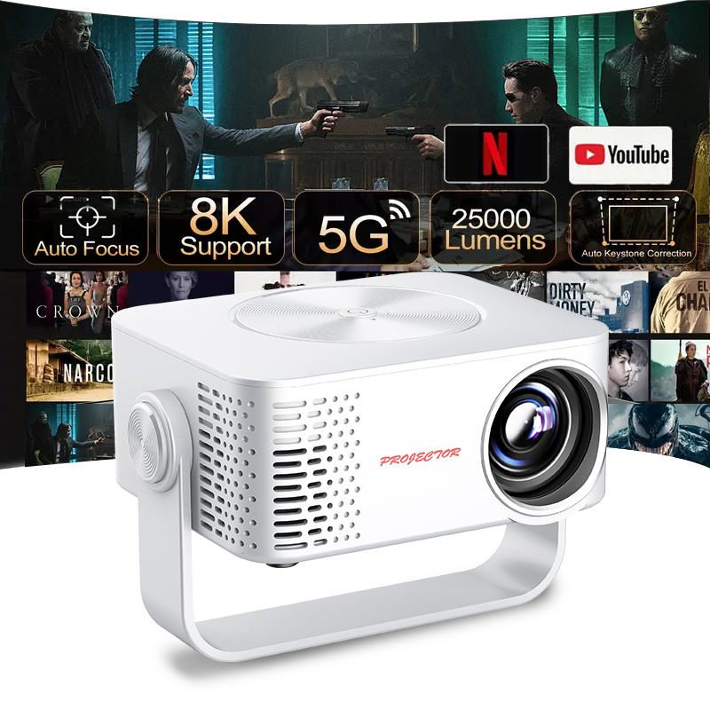 Home Cinema Led Projector - Мини-проектор ZNLYRION M60 с LCD-экраном, разрешение