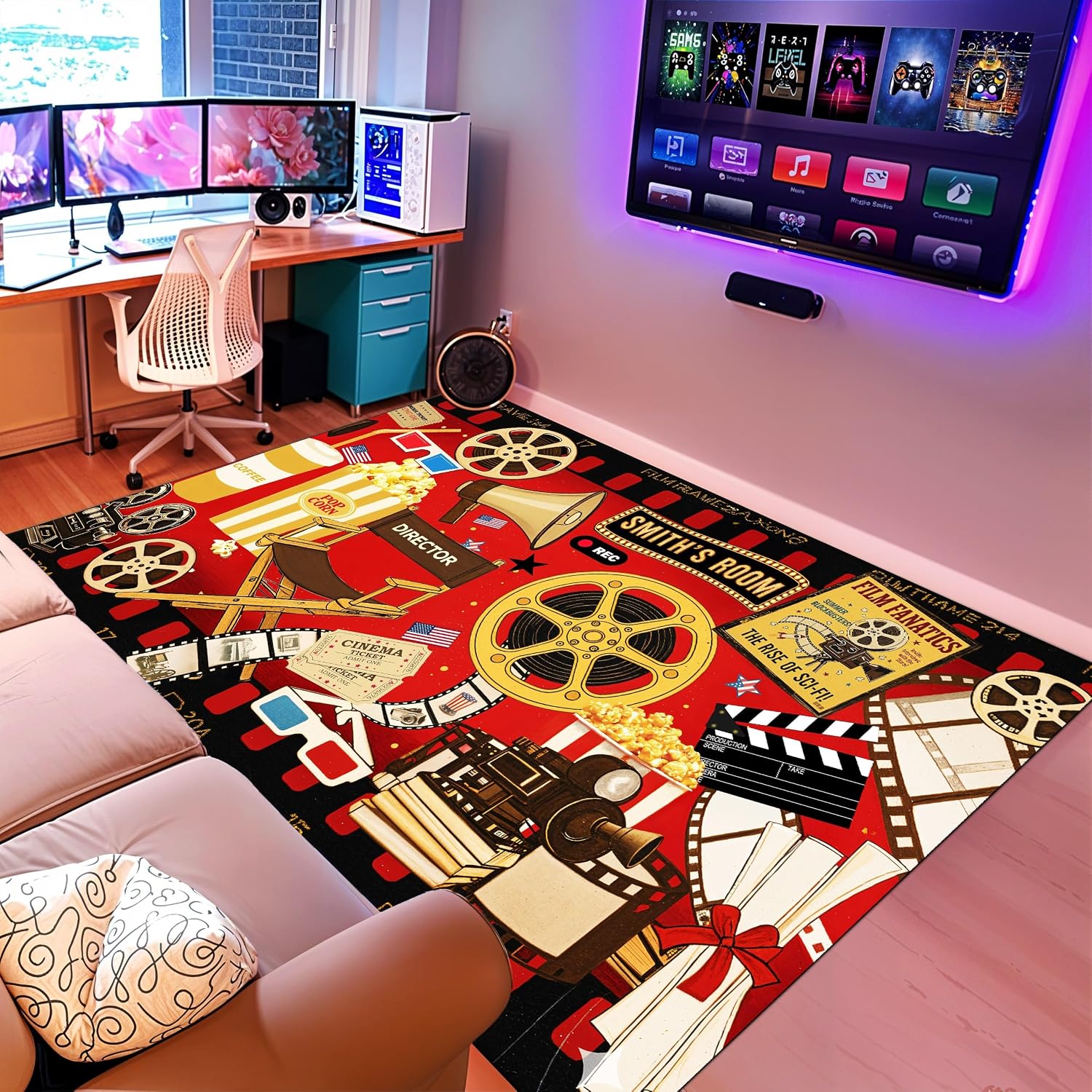 Ковер с индивидуальным дизайно – обзор и цена Home Cinema Night