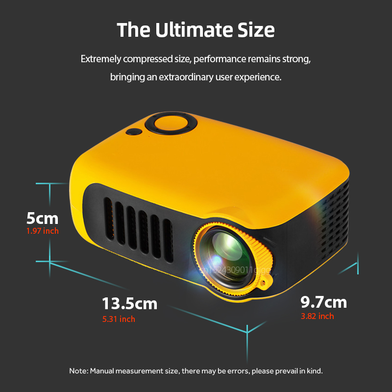 Мини-проектор A2000, портативн – обзор и цена Home Cinema Laser Projector