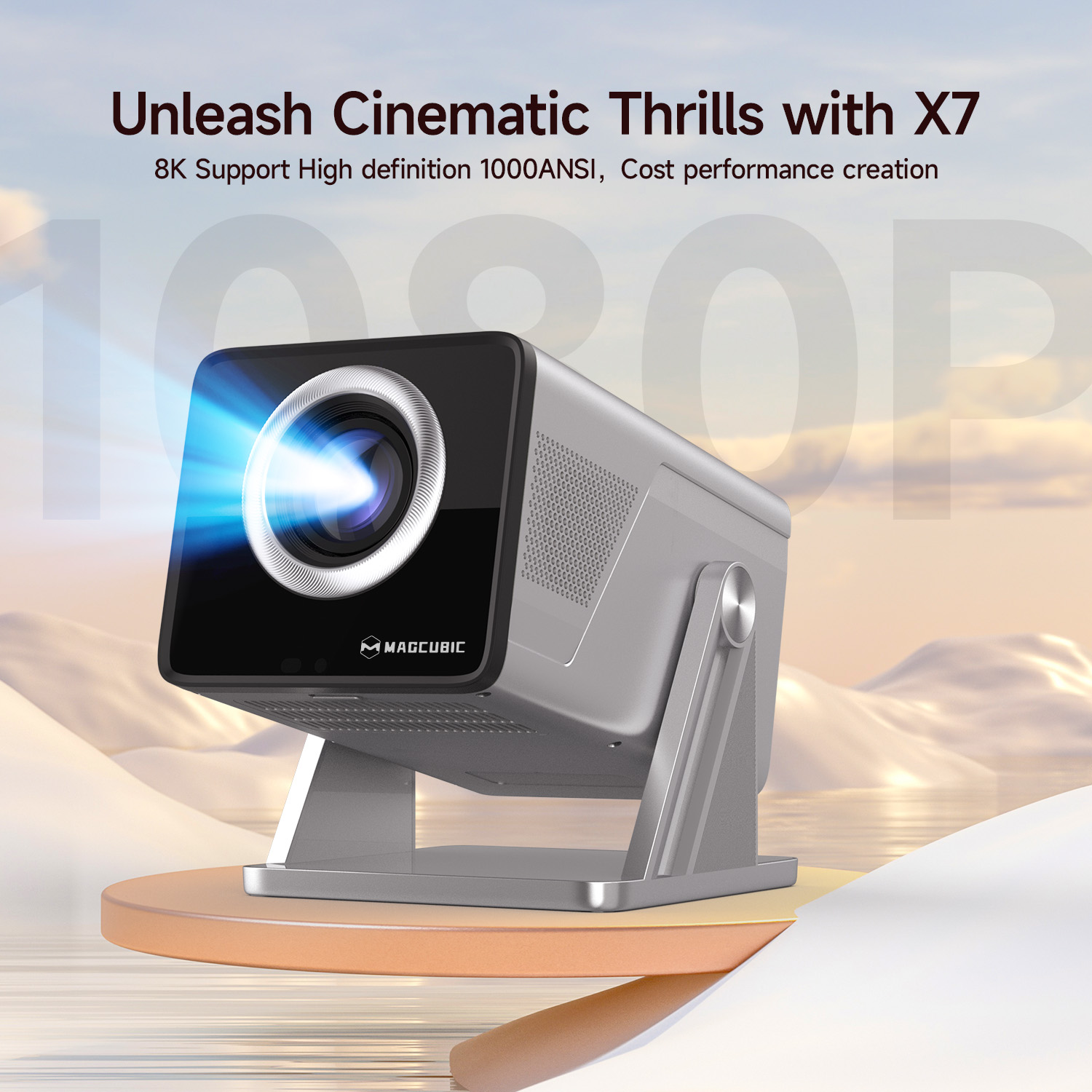 Проектор Magcubic 8K HD 1080P  – обзор и цена Home Cinema Night