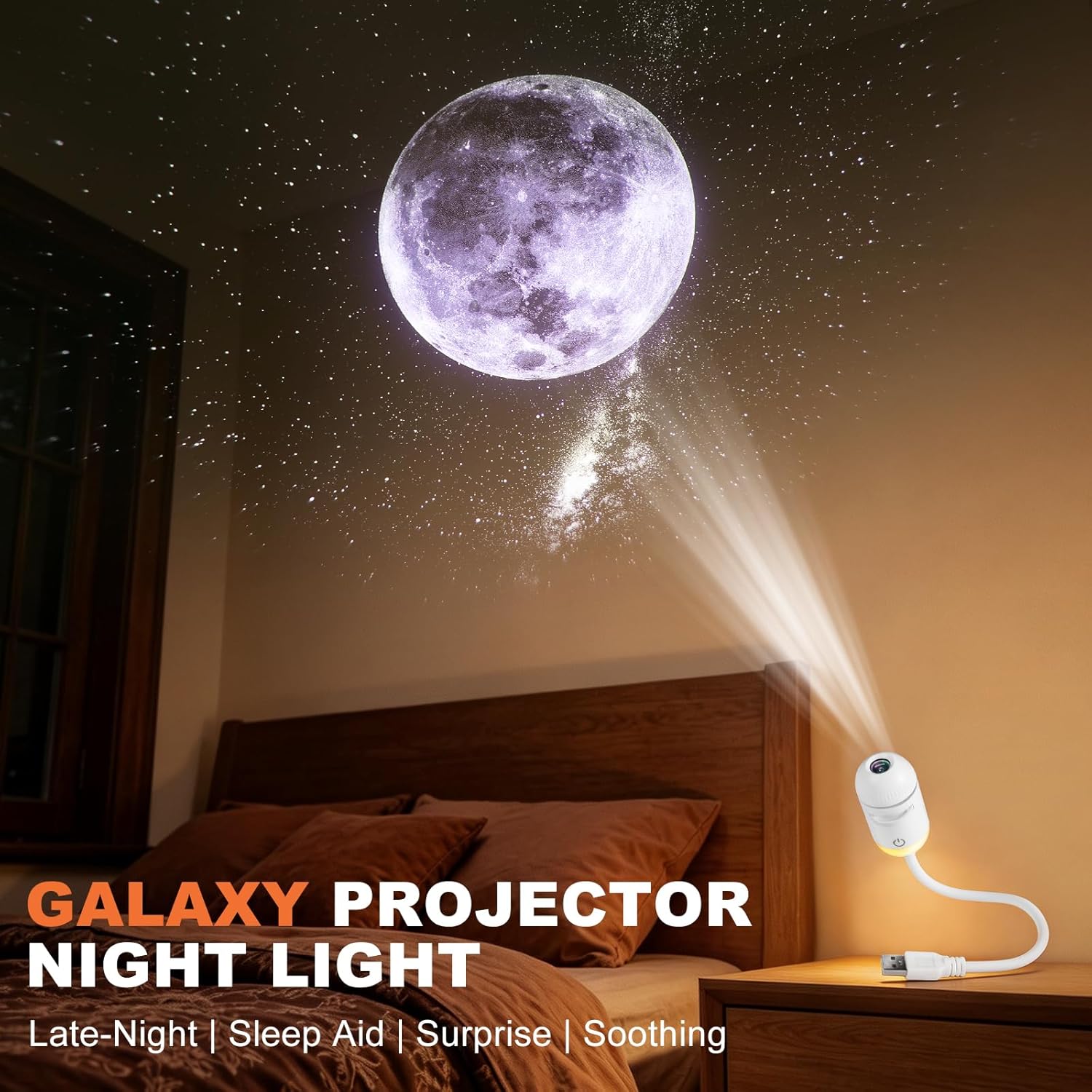 Проектор-ночник Galaxy, USB LE – обзор и цена Home Cinema Led Projector