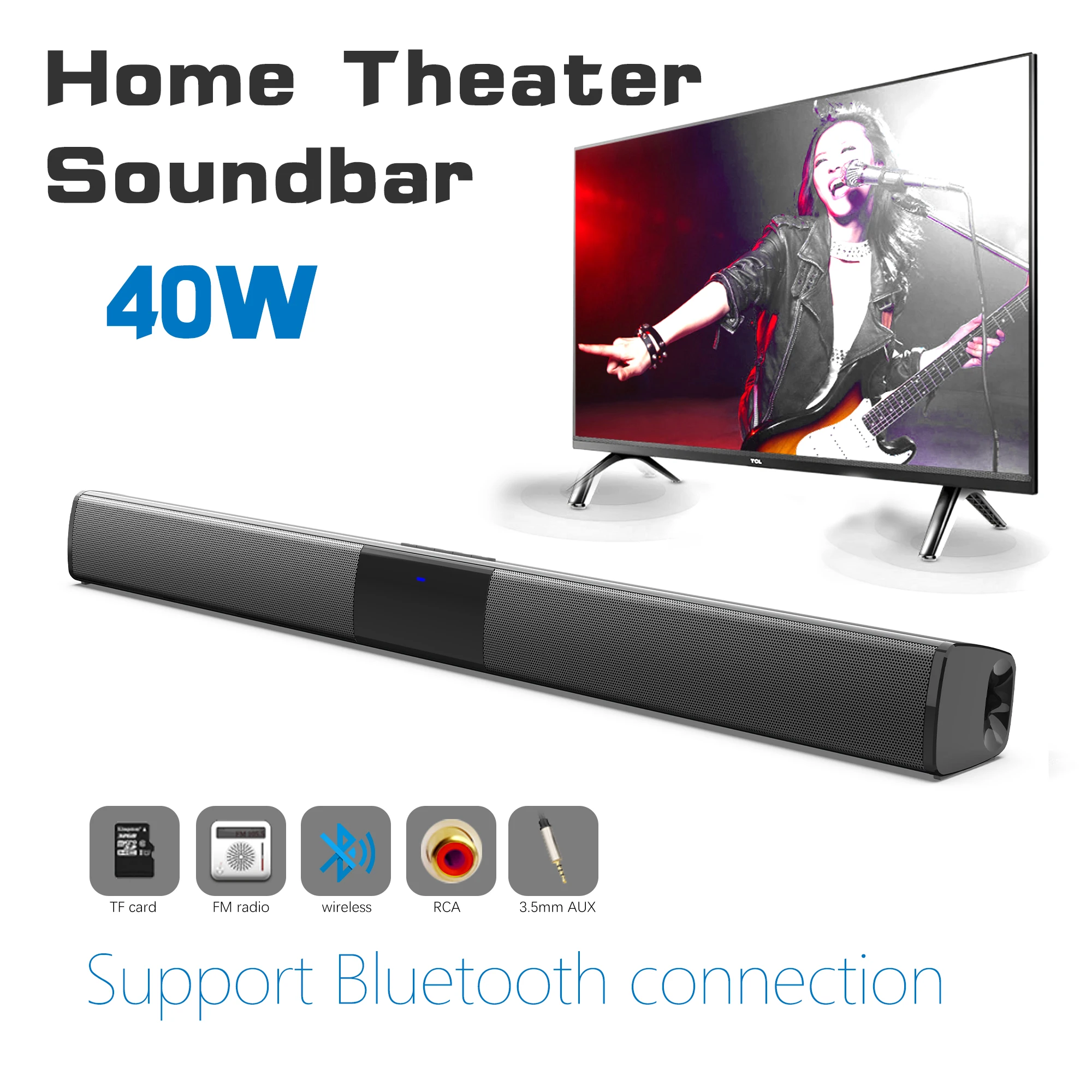 40 Вт звуковая панель высокой  – обзор и цена Home Cinema Speaker System