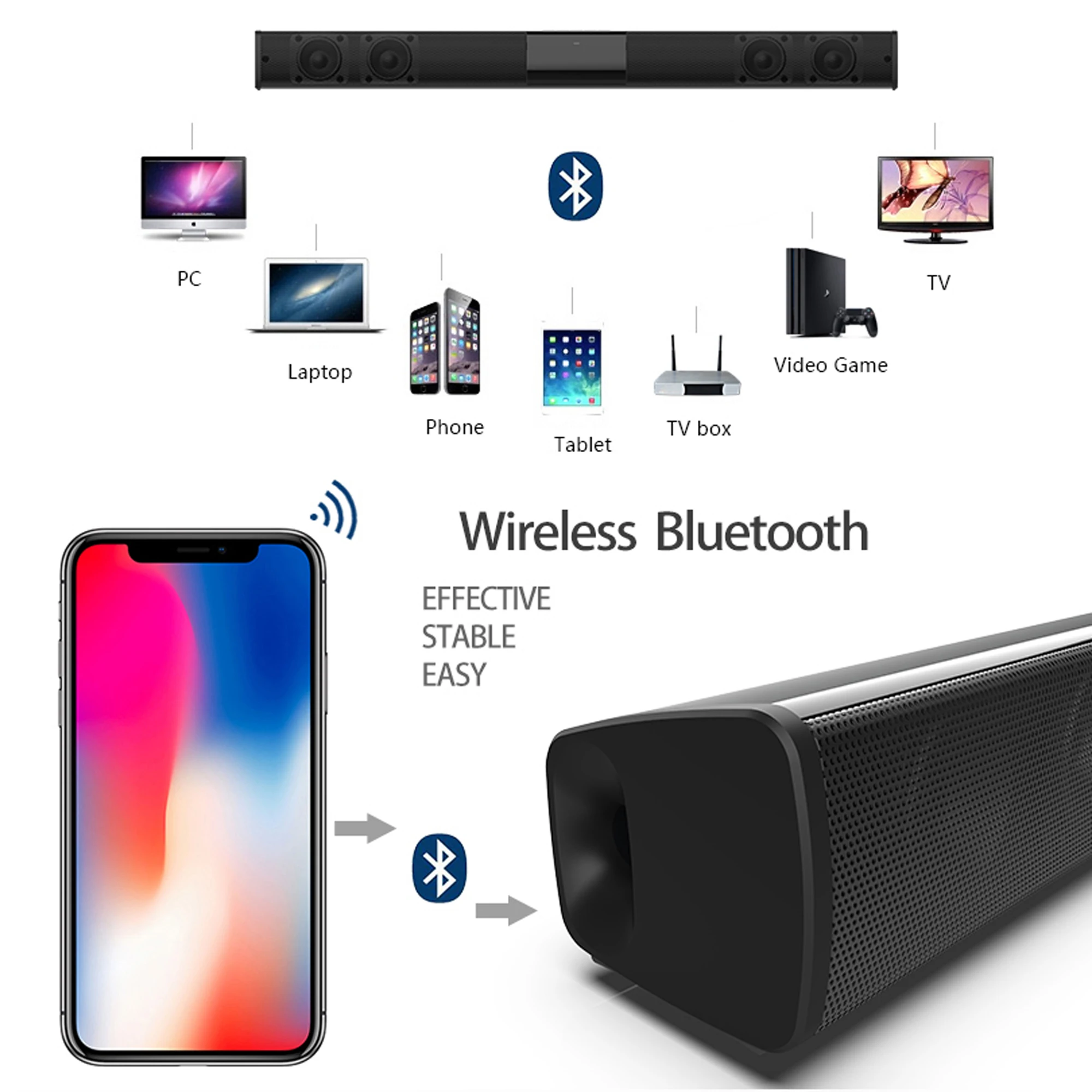 40 Вт звуковая панель высокой  – обзор и цена Home Cinema Speaker System
