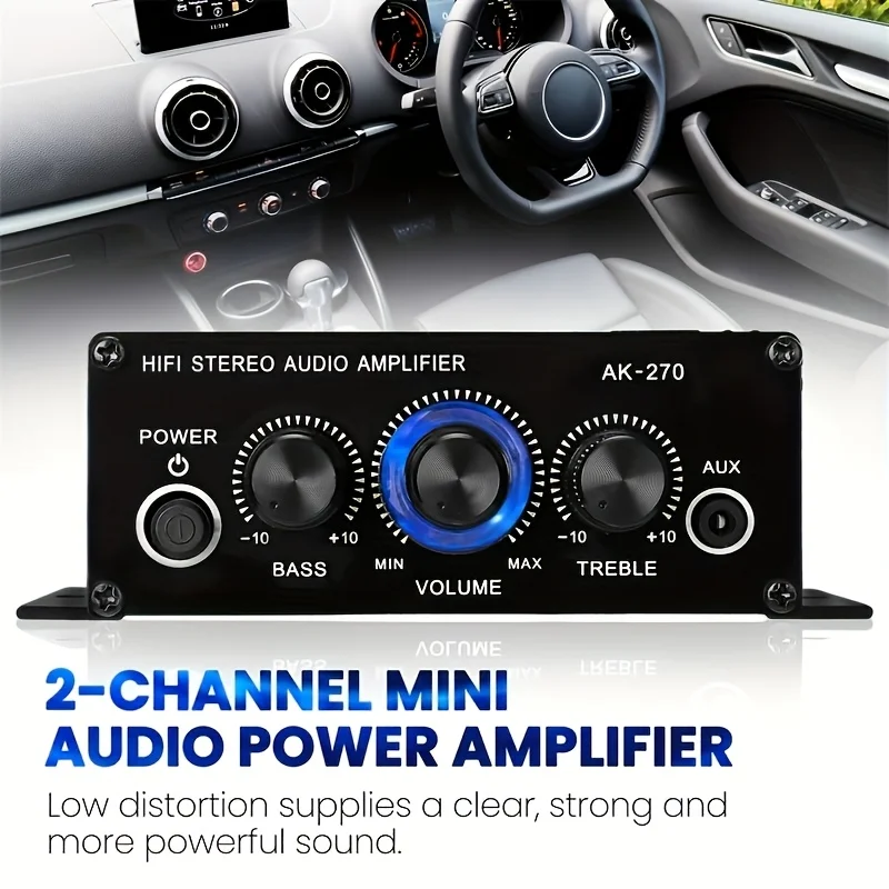 Мини-усилитель мощности AK-270 – обзор и цена Home Cinema Speaker System